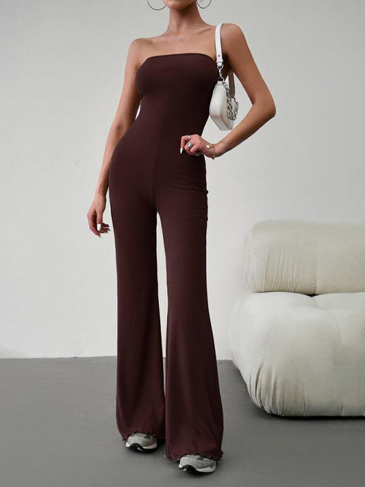 women's elegant temperament slim sexy tube top jumpsuit - 808Lush