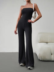 women's elegant temperament slim sexy tube top jumpsuit - 808Lush