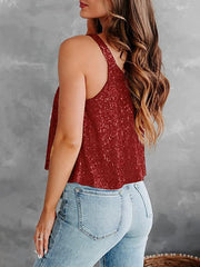 sleeveless camisole loose vest - 808Lush