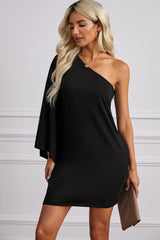 One Shoulder Mini Dress - 808Lush