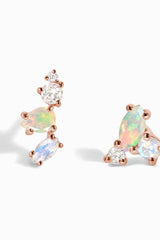 Opal 925 Sterling Silver Earrings - 808Lush