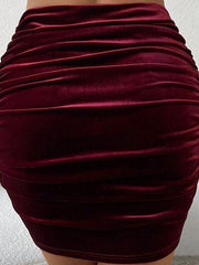 Ruched Mini Skirt - 808Lush