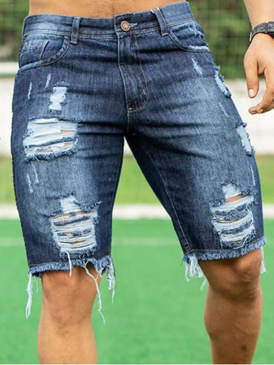 Slim Fit Fashion Jeans Men's Shorts - 808Lush