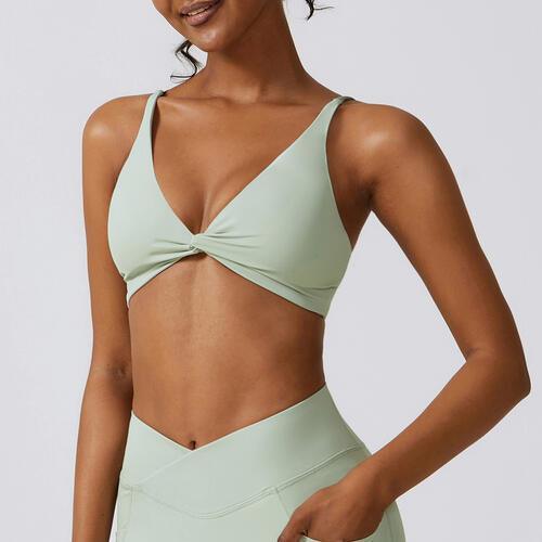 Spaghetti Strap Sport Bra - 808Lush