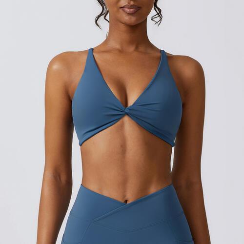 Spaghetti Strap Sport Bra - 808Lush