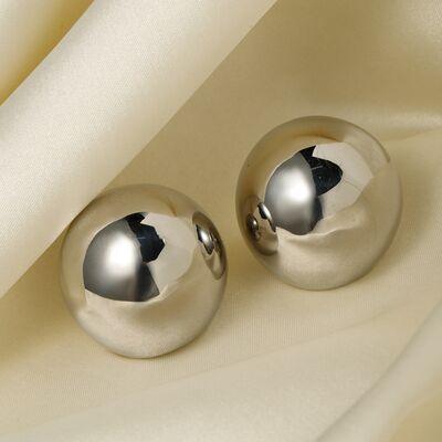 Stainless Steel Ball Earrings - 808Lush