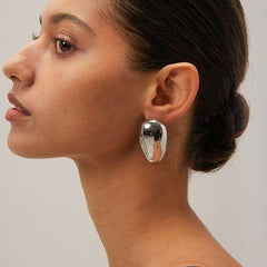 Stainless Steel Teardrop Stud Earrings - 808Lush