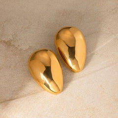 Stainless Steel Teardrop Stud Earrings - 808Lush