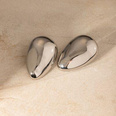 Stainless Steel Teardrop Stud Earrings - 808Lush