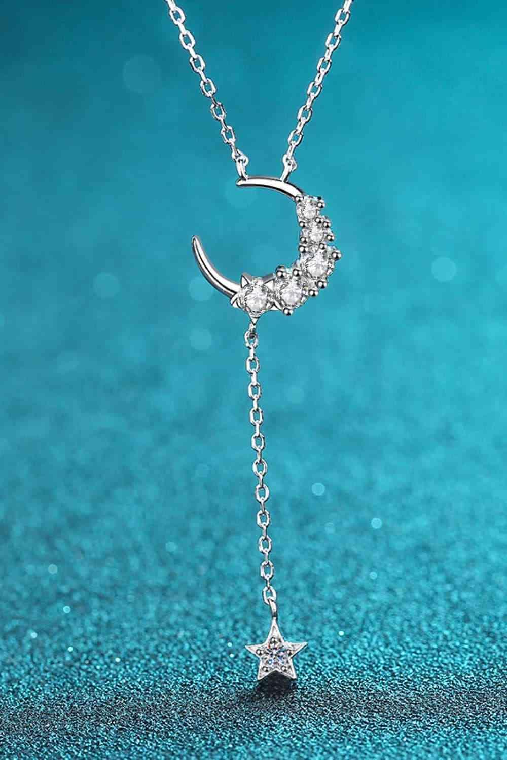 Star & Moon Moissanite Necklace - 808Lush