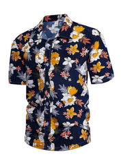 Men shirt Hawaiian short-sleeved - 808Lush