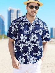 Men shirt Hawaiian short-sleeved - 808Lush