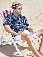 Men shirt Hawaiian short-sleeved - 808Lush