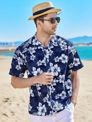 Men shirt Hawaiian short-sleeved - 808Lush