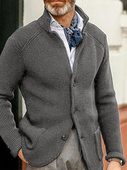 Winter Sweater Stand Collar Cardigan Foreign Trade Men's Knitted Jacket - 808Lush