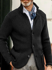 Winter Sweater Stand Collar Cardigan Foreign Trade Men's Knitted Jacket - 808Lush