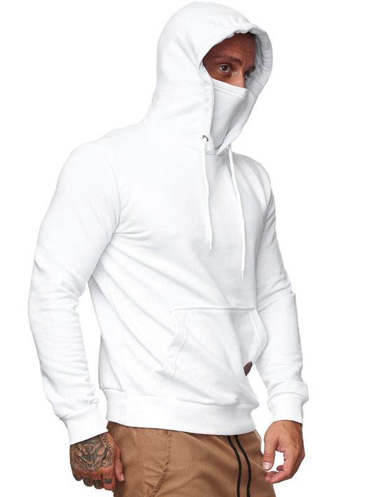 Sweatshirt Hooded Long Sleeve T-Shirt Men's Sweatshirt Mask - 808Lush