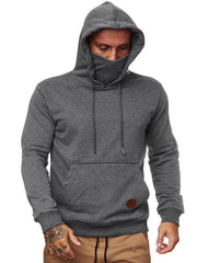 Sweatshirt Hooded Long Sleeve T-Shirt Men's Sweatshirt Mask - 808Lush