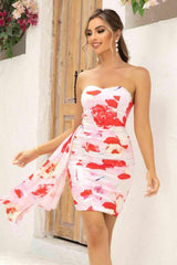 Sweetheart Neck Strapless Dress - 808Lush