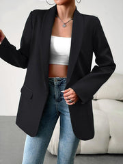 Temperament commuter lapel ladies blazer - 808Lush