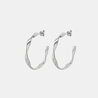 Titanium Steel C-Hoop Earrings - 808Lush