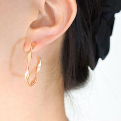 Titanium Steel C-Hoop Earrings - 808Lush