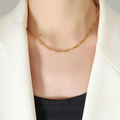 Titanium Steel Chain Link Necklace - 808Lush