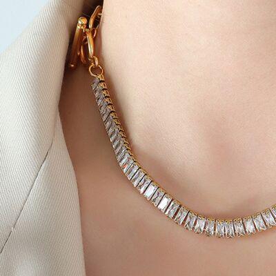 Titanium Steel Gold-Plated Necklace - 808Lush