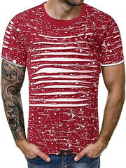 Trendy, Flowery, Round-Necked T-Shirts, Street Men'S Wear - 808Lush