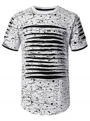 Trendy, Flowery, Round-Necked T-Shirts, Street Men'S Wear - 808Lush