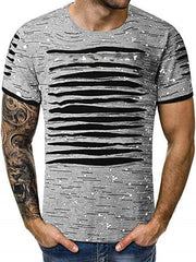 Trendy, Flowery, Round-Necked T-Shirts, Street Men'S Wear - 808Lush