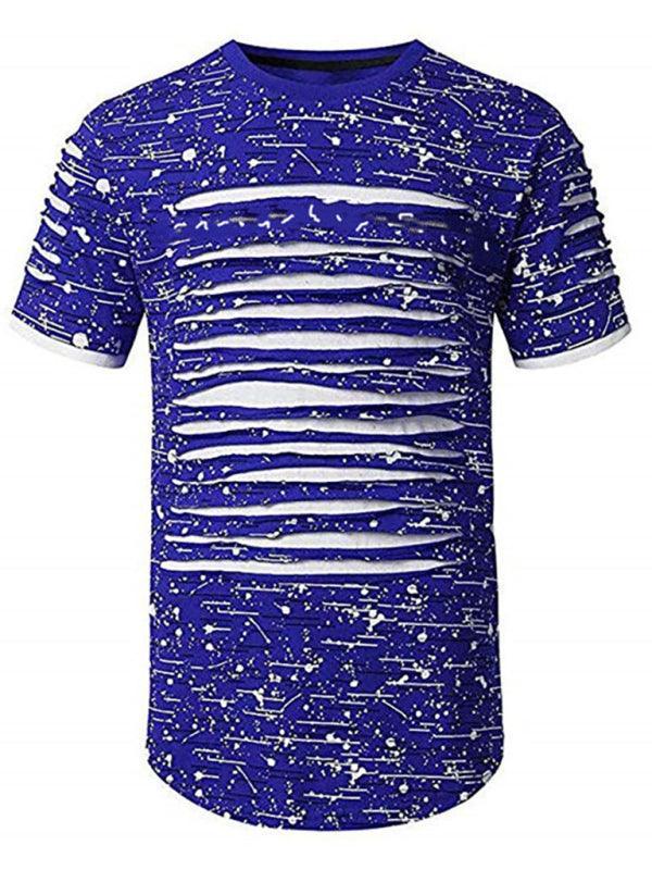 Trendy, Flowery, Round-Necked T-Shirts, Street Men'S Wear - 808Lush