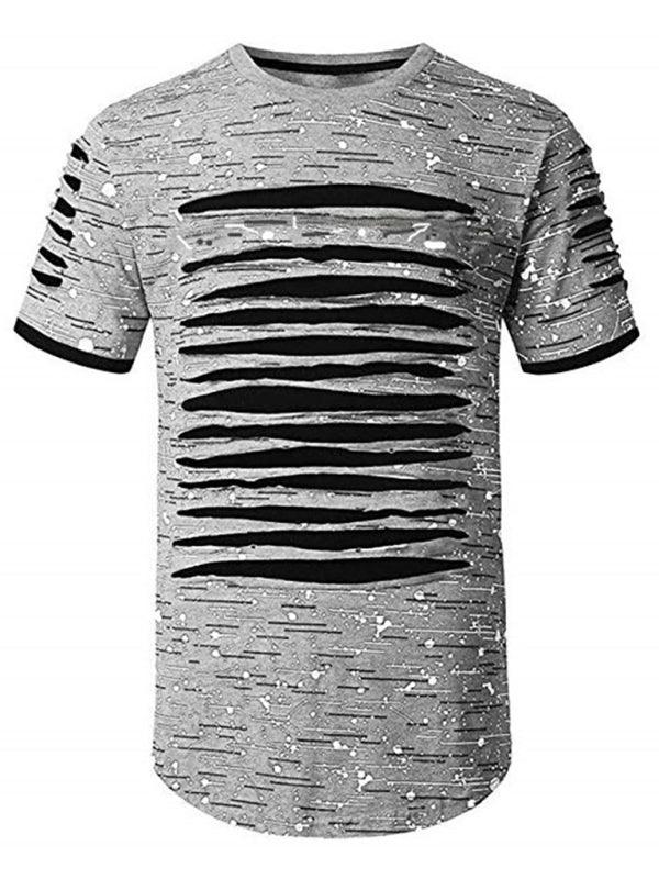 Trendy, Flowery, Round-Necked T-Shirts, Street Men'S Wear - 808Lush