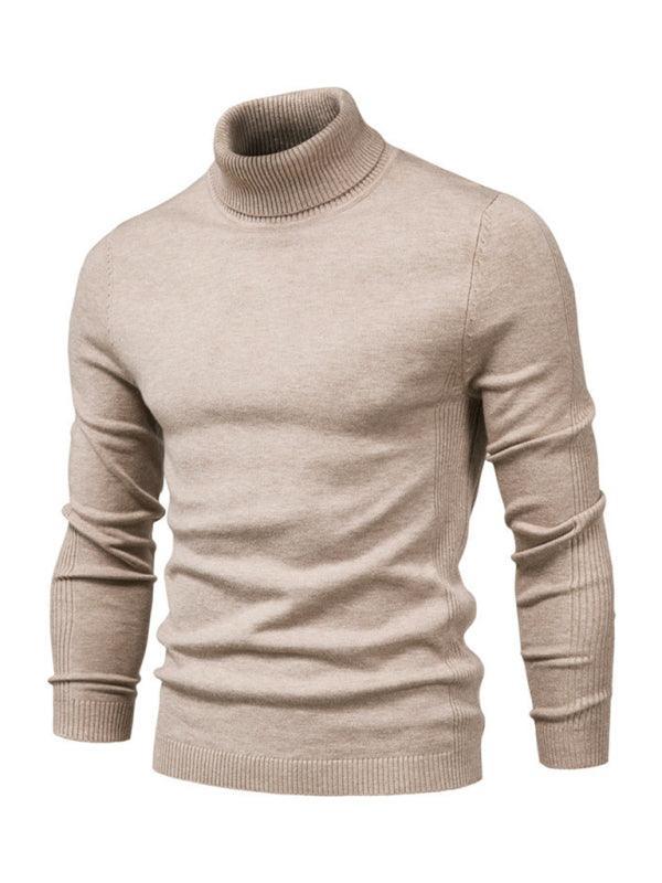 Turtleneck Men's Pullover Sweater Casual Knitwear - 808Lush