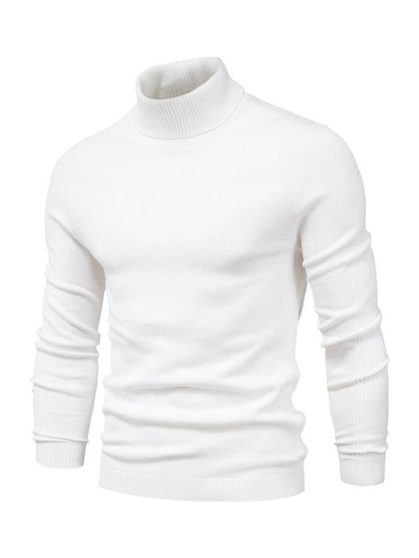 Turtleneck Men's Pullover Sweater Casual Knitwear - 808Lush