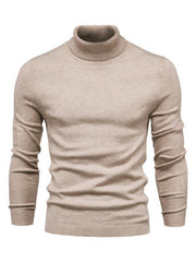 Turtleneck Men's Pullover Sweater Casual Knitwear - 808Lush