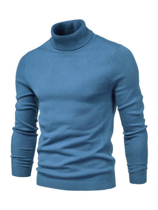 Turtleneck Men's Pullover Sweater Casual Knitwear - 808Lush