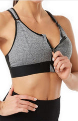 Women's Adjustable Front Zip Sports Bra - 808Lush