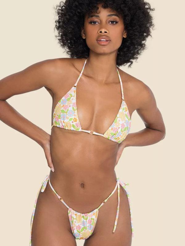 Women's Beach Metal Ring Straps Sexy Two-piece Bikini - 808Lush