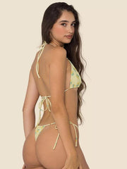 Women's Beach Metal Ring Straps Sexy Two-piece Bikini - 808Lush