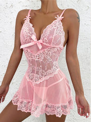 Women's Fashionable Sexy Lace Temptation Babydoll - 808Lush