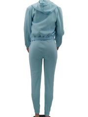 Women's Knitted Casual Sports Fleece Hooded Three-piece Suit - 808Lush