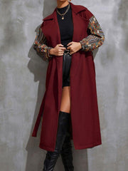 Women's Lapel Loose Neck Waist Woolen Coat - 808Lush