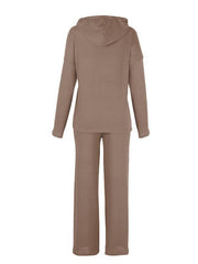 Women's Long Sleeve Loose Hooded Casual Suit - 808Lush