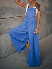 Women's Loose Casual Fashion Denim Overalls - 808Lush