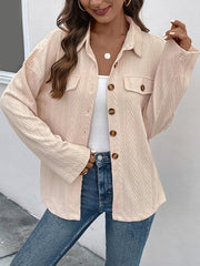 Women's Lapel Casual Cardigan Jacket - 808Lush