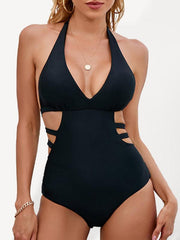 Women's Sexy Backless Strappy One-Piece Swimsuit - 808Lush