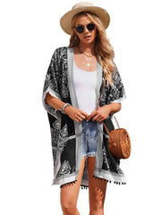 Women's Sexy Boho Print Vacation Beach Cover Up - 808Lush