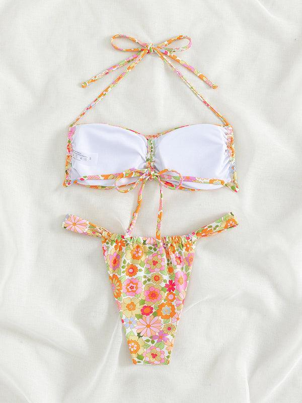 Women's Swimwear Sexy Resort Floral Bikini - 808Lush