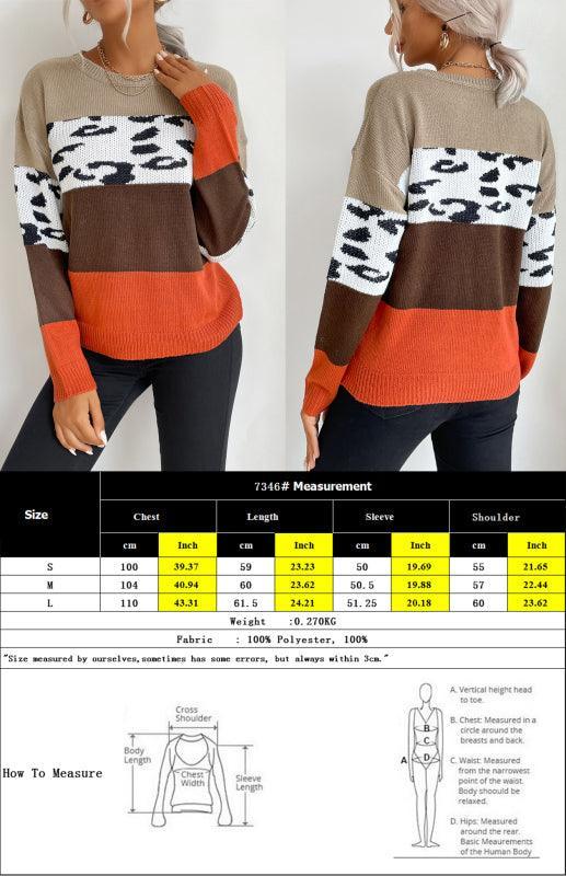 Women's casual fashion trend pullover women's sweater - 808Lush